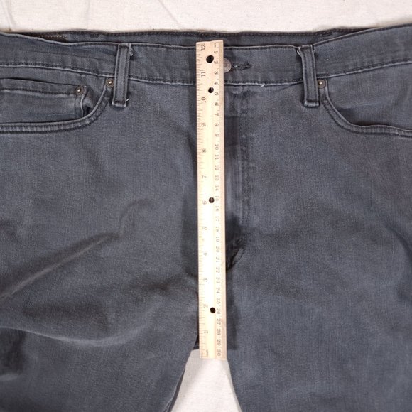 Levis 513 Jeans Mens Label Size 38x32 (~31) Slim Straight Denim Pants Casual - Picture 7 of 16